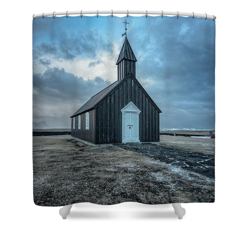 Budir Shower Curtain featuring the photograph Budir - Iceland #9 by Joana Kruse