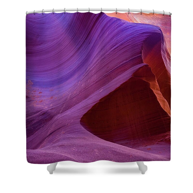 Artistic Shower Curtain featuring the photograph The Earth's Body 10 by Mache Del Campo