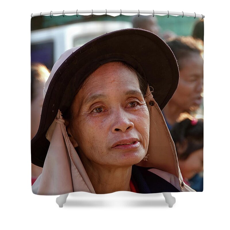 Thailand Shower Curtain featuring the photograph A face of life by Jeremy Holton