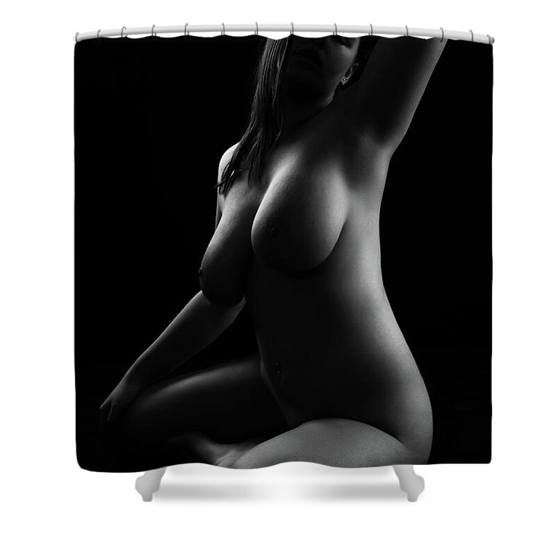 Girl Shower Curtain featuring the photograph A Soft Melody by Robert WK Clark