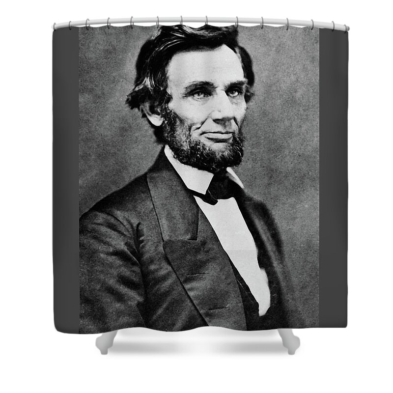 President Shower Curtain featuring the photograph Abraham Lincoln by Doc Braham