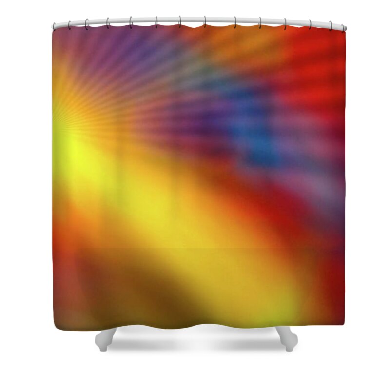 Art Shower Curtain featuring the photograph Abstract 46 by Steve DaPonte