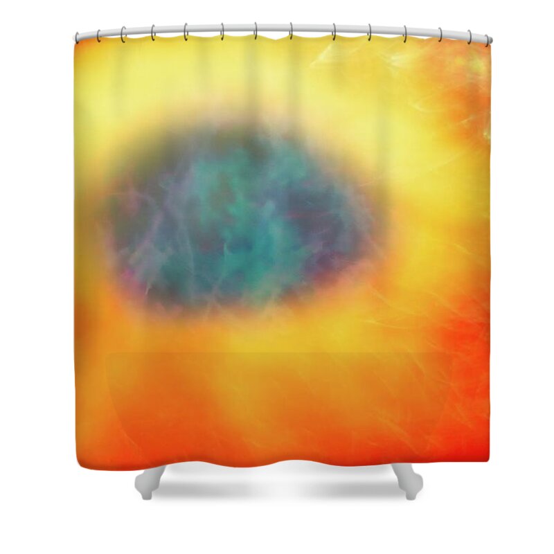 Art Shower Curtain featuring the digital art Abstract 50 by Steve DaPonte