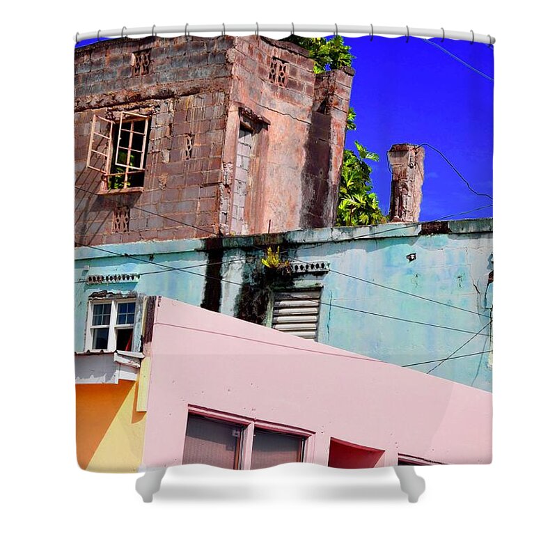 Buildings Shower Curtain featuring the photograph After the Storms by Debra Grace Addison