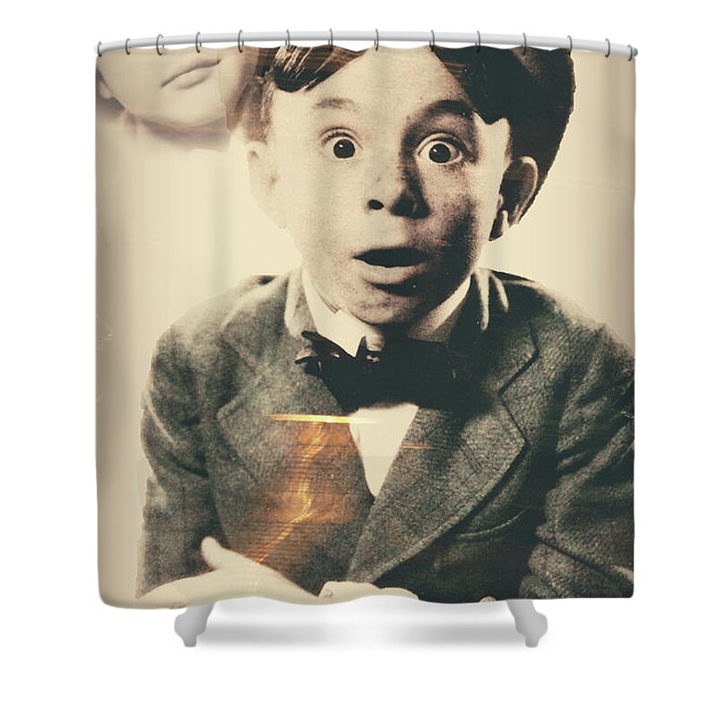Our Gang Comedy Shower Curtain featuring the digital art Alfalfa by Pheasant Run Gallery