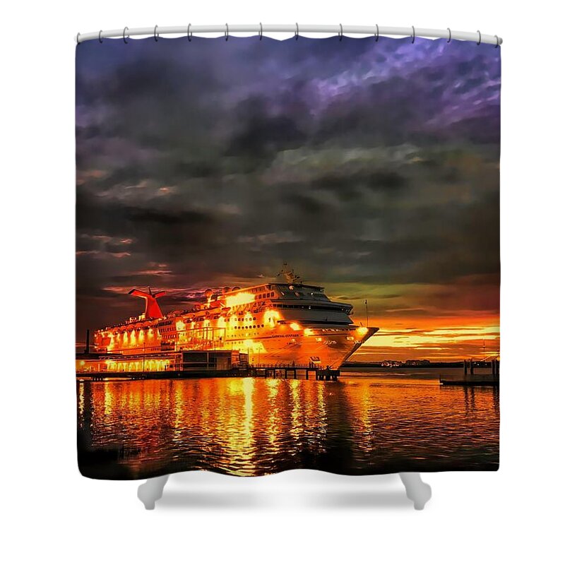  Shower Curtain featuring the photograph All Aboard by Jack Wilson