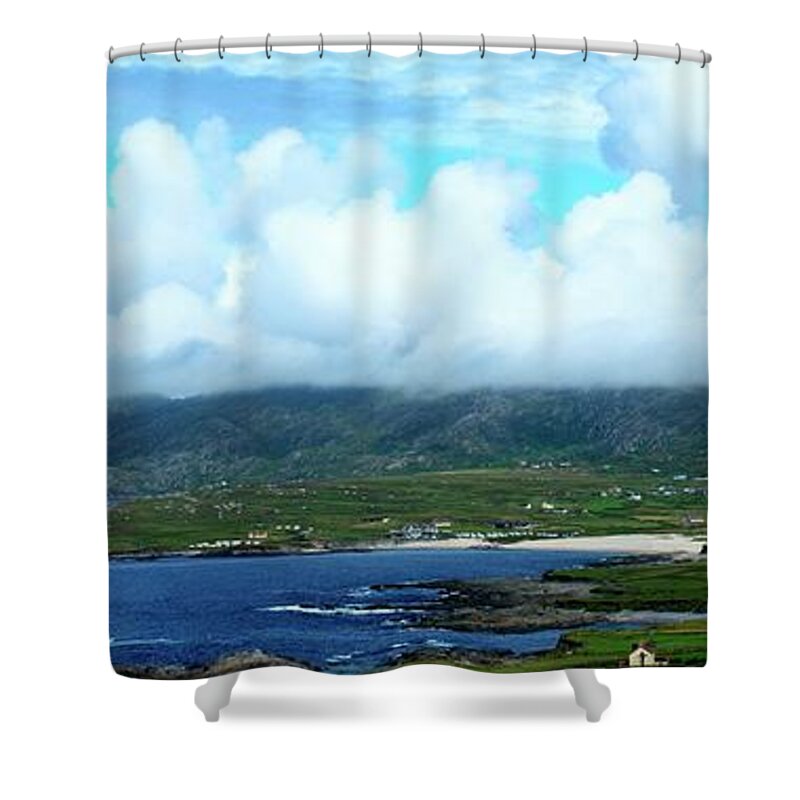 Water's Edge Shower Curtain featuring the photograph Allihies, Beara Peninsula, County Cork by Design Pics/peter Zoeller