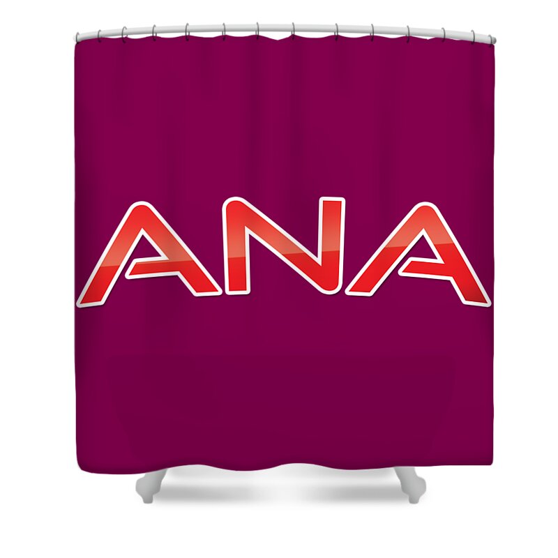 Ana Shower Curtain featuring the digital art Ana by TintoDesigns