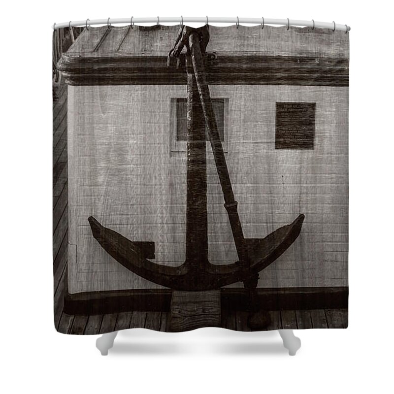 Anchor Shower Curtain featuring the photograph Anchors Away by Cathy Anderson