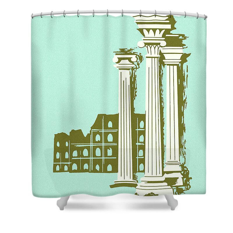 Ancient People Shower Curtains