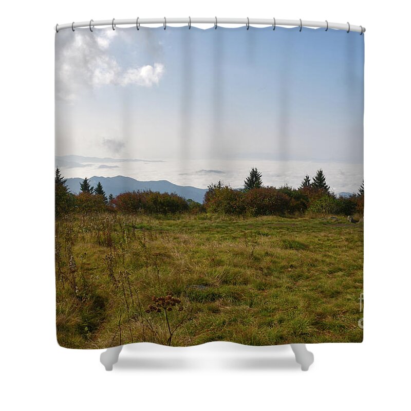 Andrews Bald Shower Curtain featuring the photograph Andrews Bald 8 by Phil Perkins