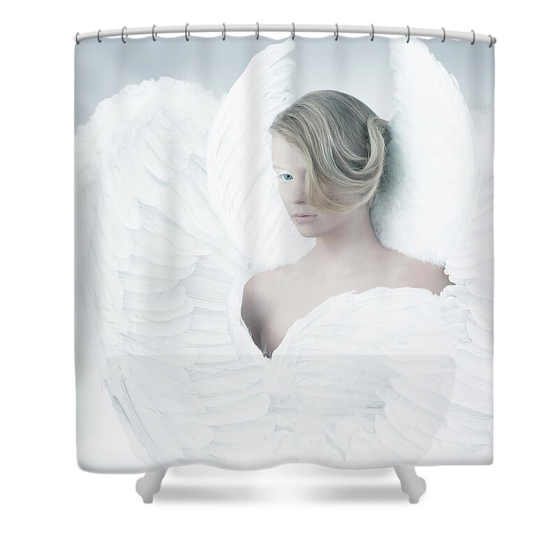 People Shower Curtain featuring the photograph Angel by Colin Anderson