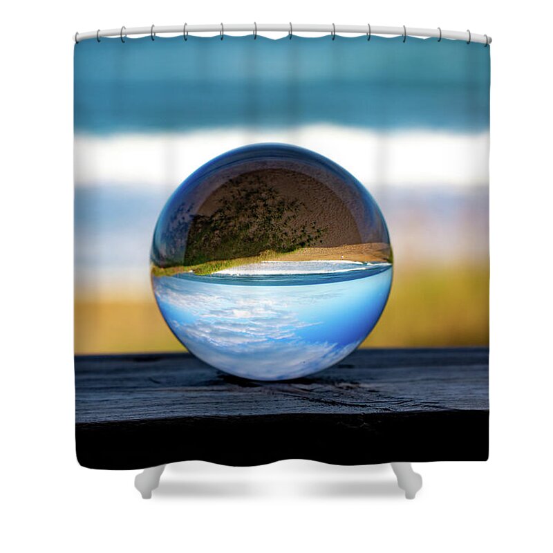 Outer Banks Shower Curtain featuring the photograph Another Look through the Lens by Lora J Wilson