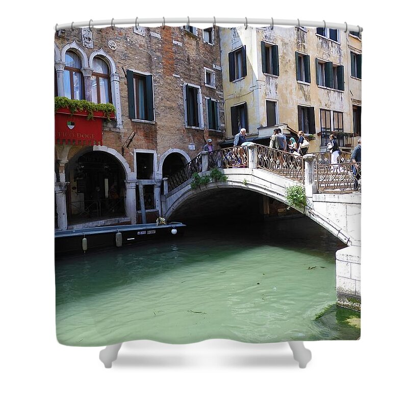 Antico Shower Curtain featuring the photograph Antico Doge, Venice by Nina-Rosa Duddy