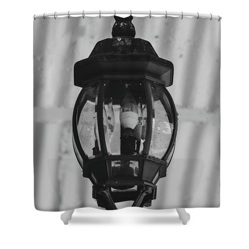 Photograph Shower Curtain featuring the photograph Antique Light by Kelly Thackeray