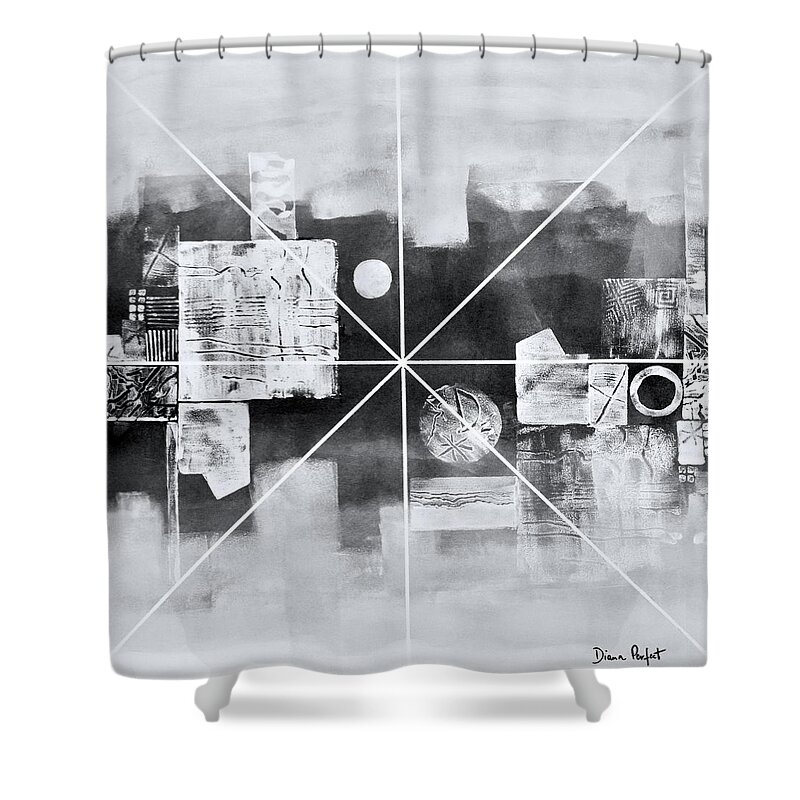Apollo Shower Curtain featuring the painting Apollo by Diana Perfect