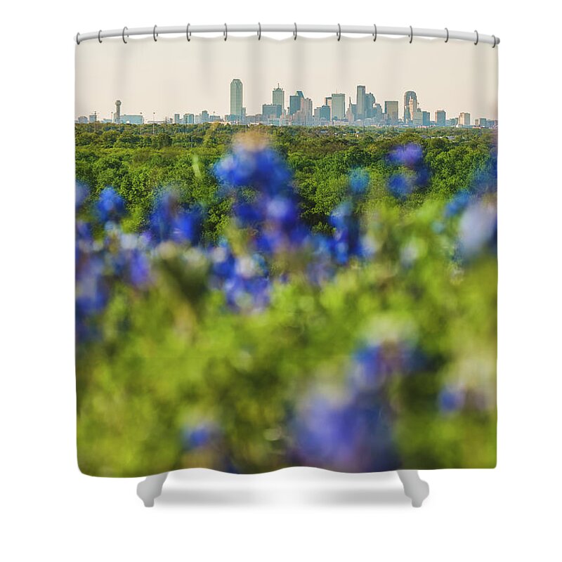 Dallas Shower Curtain featuring the photograph April in Dallas by Peter Hull
