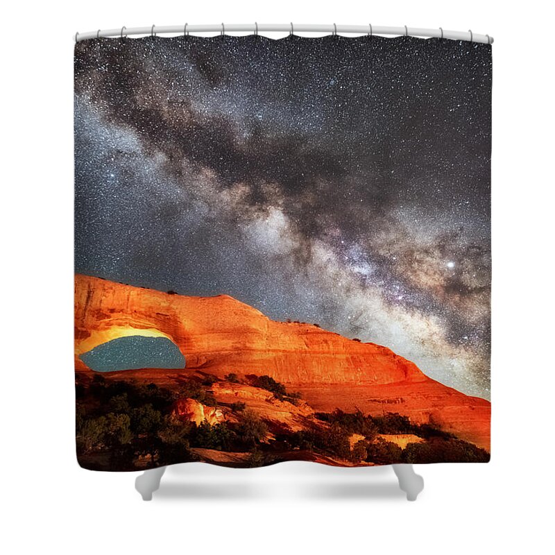 Archie Shower Curtain featuring the photograph Archie by Russell Pugh