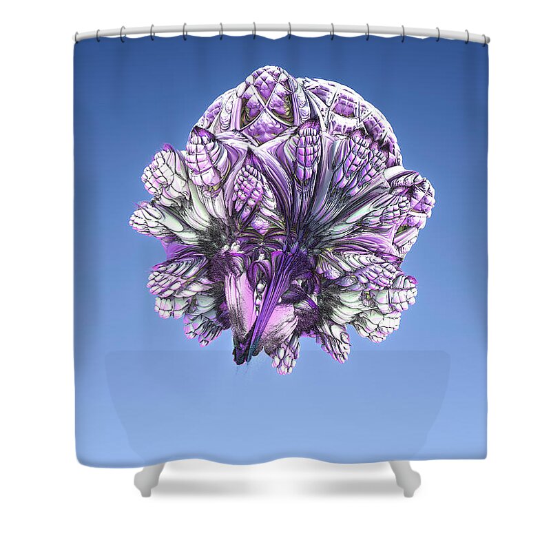 Vegetable Shower Curtain featuring the digital art Artichoke by Bernie Sirelson