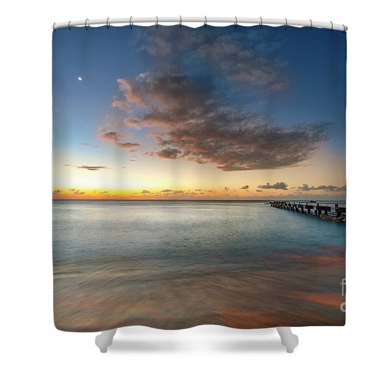  Shower Curtain featuring the photograph As Day Becomes Night by Hugh Walker