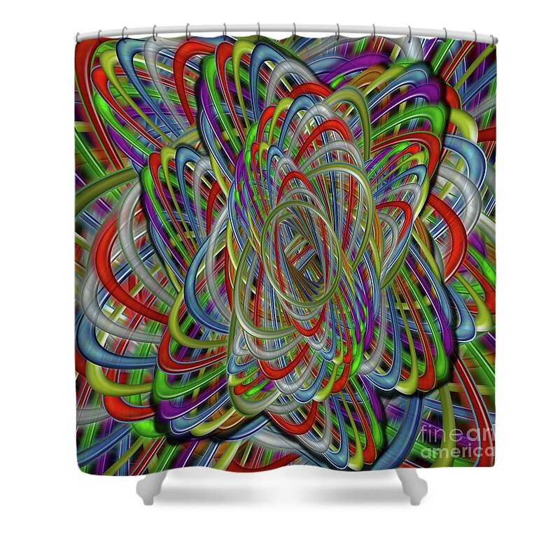 Astray Shower Curtain featuring the photograph Astray Colors by Rockin Docks
