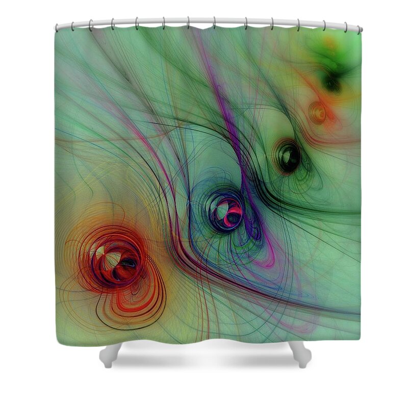 Flame Shower Curtain featuring the photograph At The Rate Of by M. Aleksandrowicz