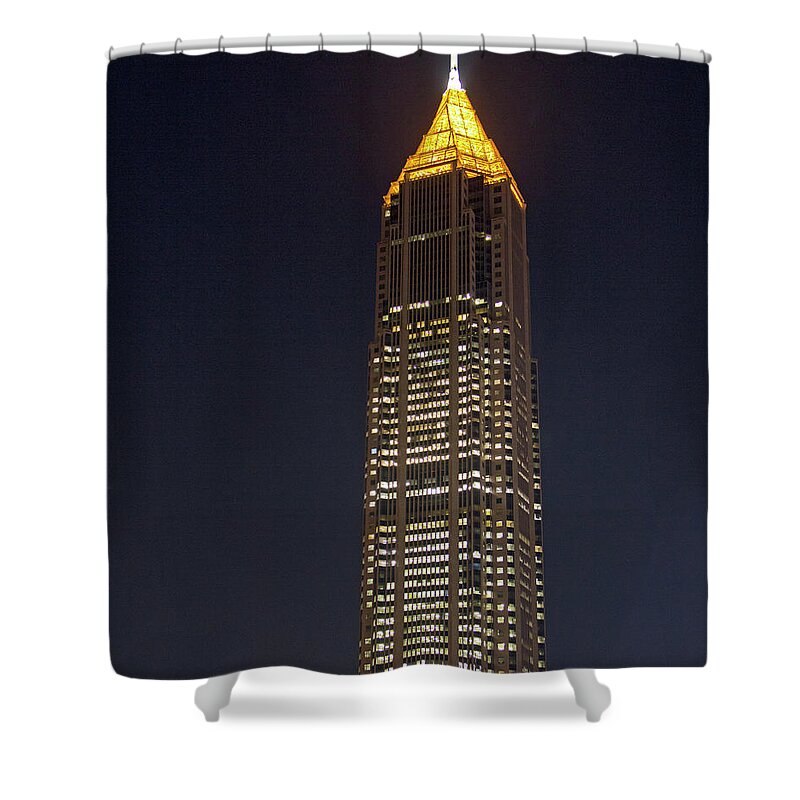 Atlanta Shower Curtain featuring the photograph Atlanta, Georgia - Bank of America Building by Richard Krebs