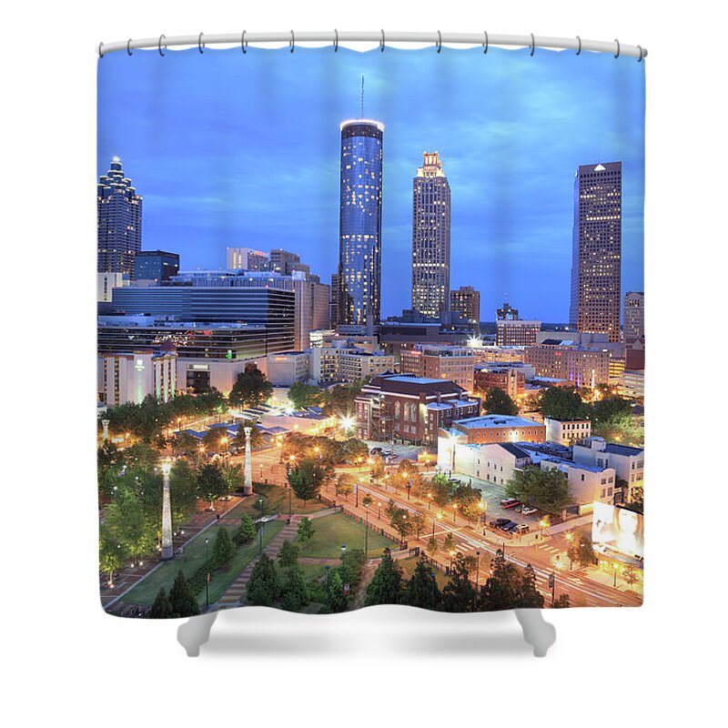 Atlanta Shower Curtain featuring the photograph Atlanta, Georgia by Jumper
