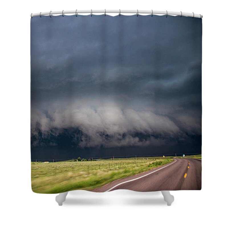 Nebraskasc Shower Curtain featuring the photograph August Thunder 034 by Dale Kaminski