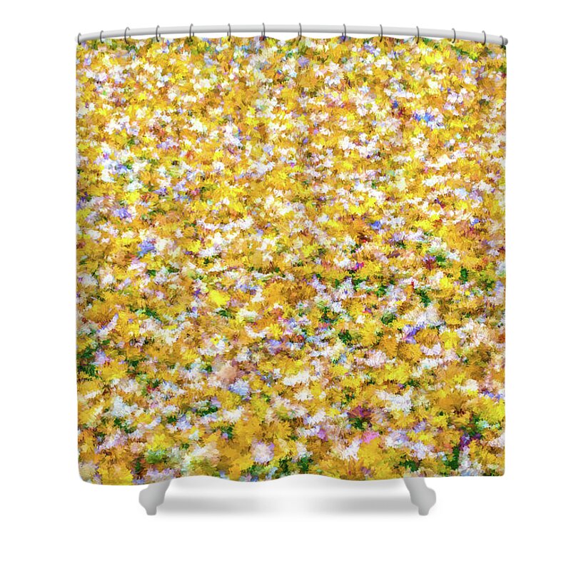 David Letts Shower Curtain featuring the photograph Autumn Abstract by David Letts