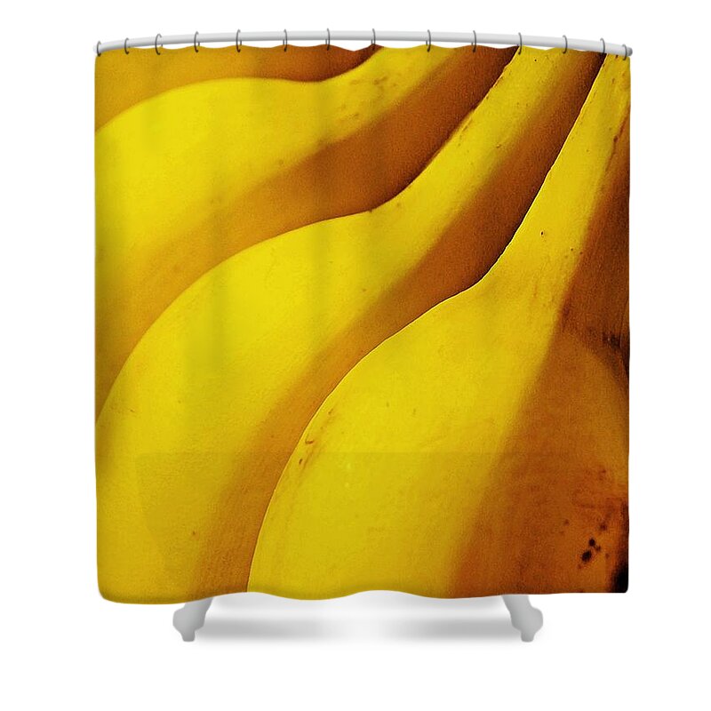Banana Shower Curtain featuring the photograph Bananas by Sarah Loft