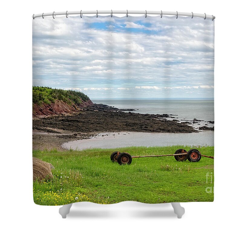 Canada Shower Curtain featuring the photograph Bay of Fundy by Lenore Locken