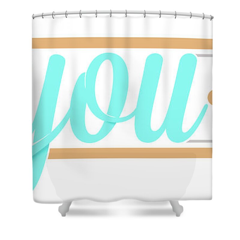 Unique Shower Curtain featuring the digital art Be You Nique by Sd Graphics Studio