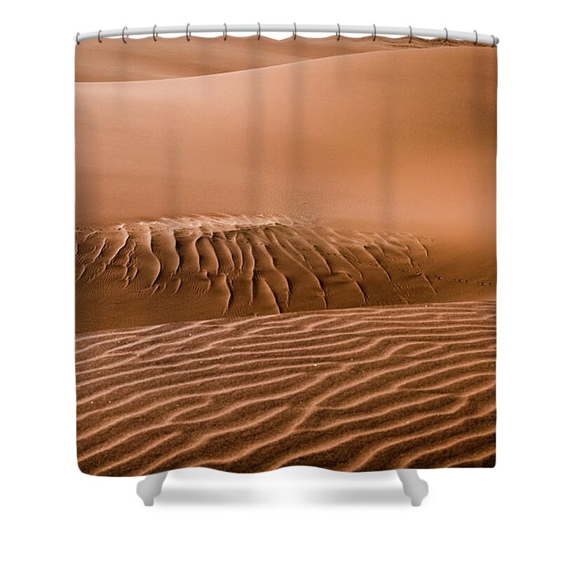 Desert Shower Curtain featuring the photograph Beautiful Namib Desert #2 by Lyl Dil Creations