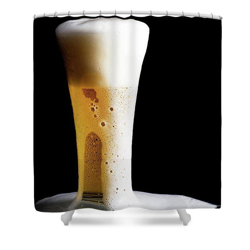 Cool Attitude Shower Curtain featuring the photograph Beer by 101cats