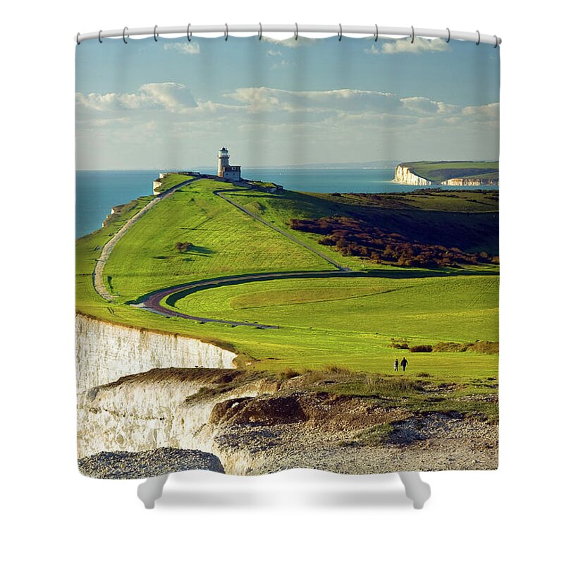 Scenics Shower Curtain featuring the photograph Belle Tout Lighthouse by Paul Thompson