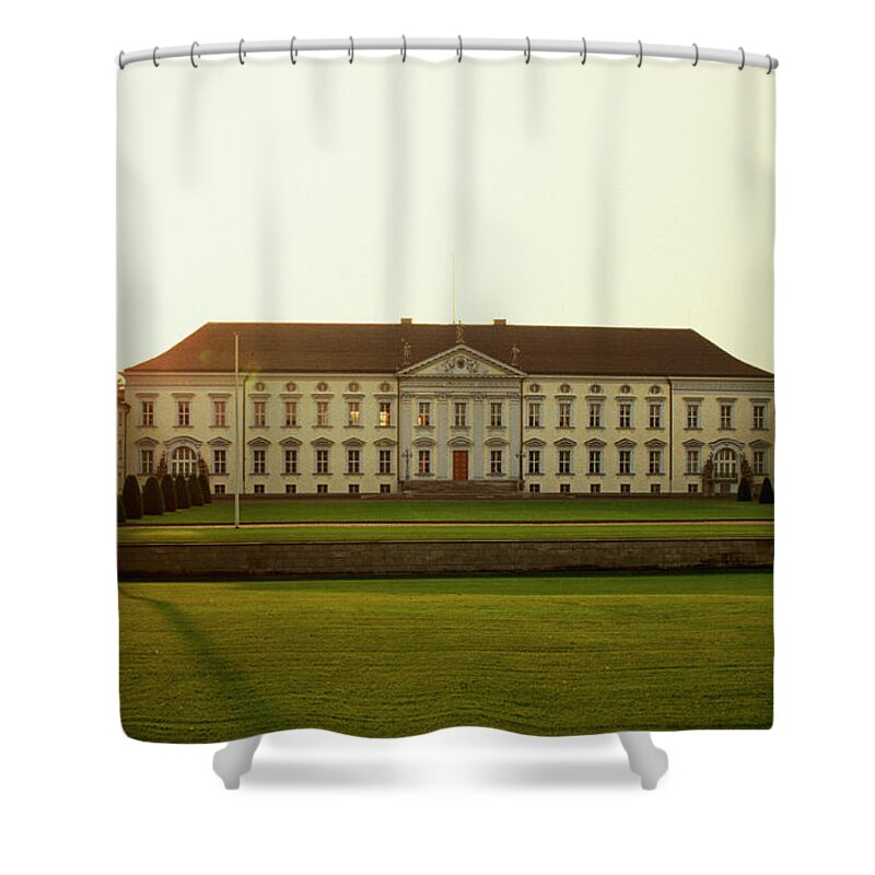 Shadow Shower Curtain featuring the photograph Belvedere Palace by Lonely Planet