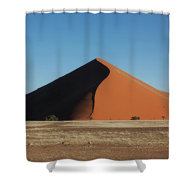 Tranquility Shower Curtain featuring the photograph Big Daddy In Sossusvlei by Bjarte Rettedal