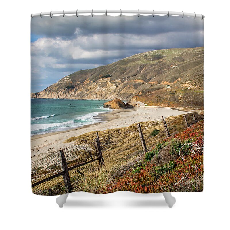 Big Sur Shower Curtain featuring the photograph Big Sur by Gary Geddes