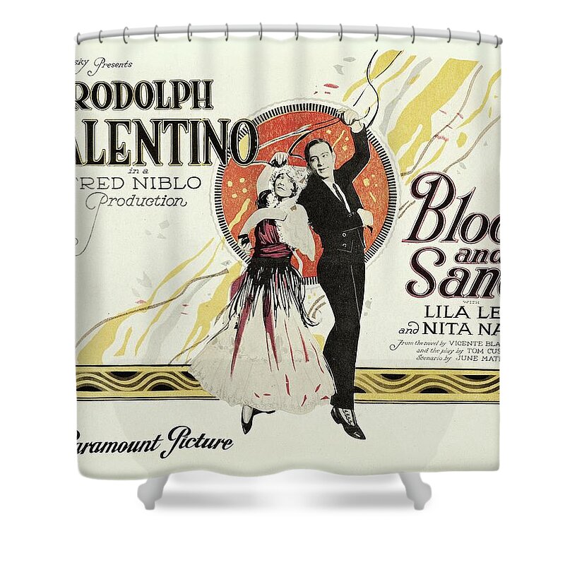 Blood And Sand Shower Curtain featuring the painting Blood and Sand, 1922 by Vincent Monozlay