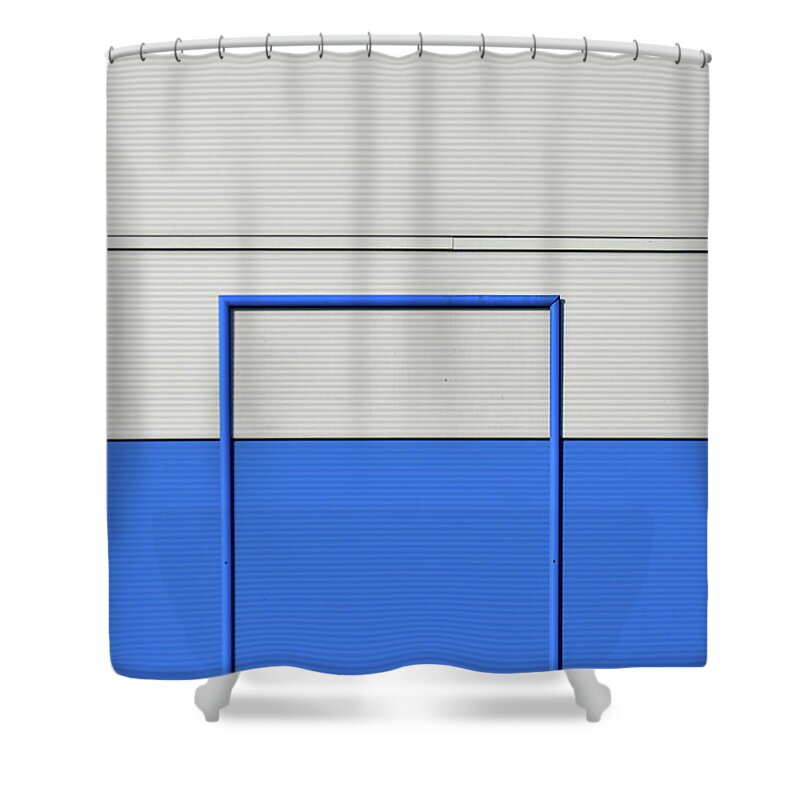 Urban Shower Curtain featuring the photograph Blue and Grey by Stuart Allen