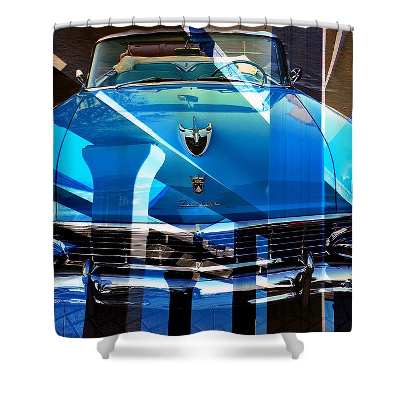 Blue Highway Shower Curtain featuring the photograph Blue Highway by David Lee Thompson