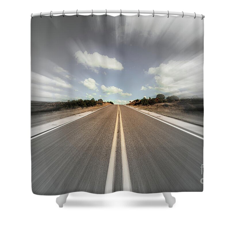 Gila National Forest Shower Curtain featuring the photograph Blurry Time in New Mexico by Raul Rodriguez
