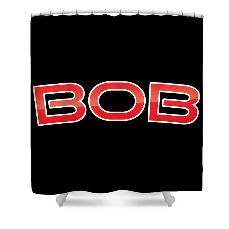 Bob Shower Curtain featuring the digital art Bob by TintoDesigns