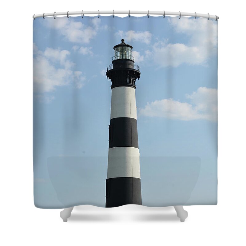 Bodie Island Lighthouse Shower Curtain featuring the photograph Bodie Island Lighthouse by Jimmie Bartlett