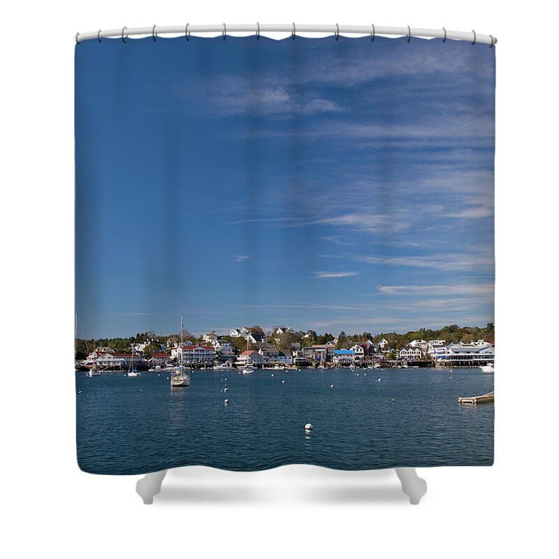 Scenics Shower Curtain featuring the photograph Boothbay Harbor by Frankvandenbergh