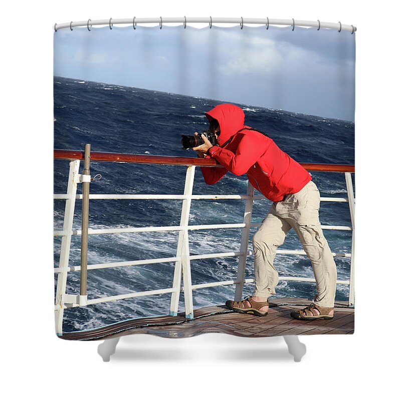 Brad Brailsford Shower Curtain featuring the photograph Braced by Brad Brailsford