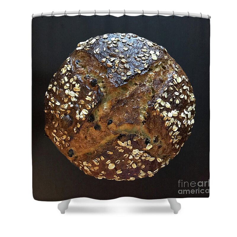 Bread Shower Curtain featuring the photograph Breakfast Sourdough by Amy E Fraser