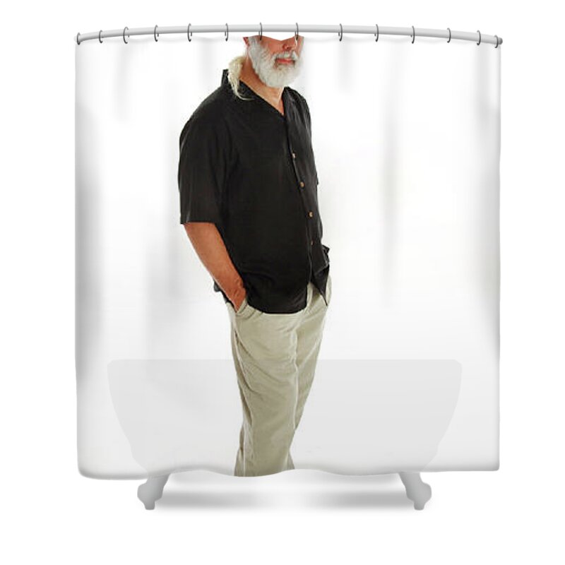 Studio Work Shower Curtain featuring the photograph Brian by Alan Hausenflock