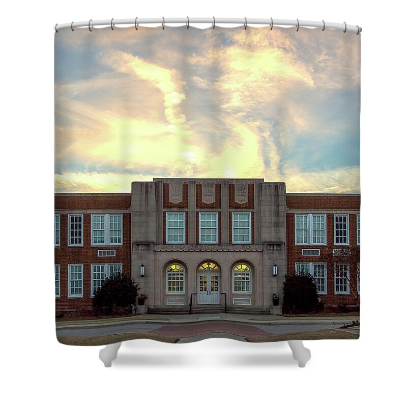 2014 Shower Curtain featuring the photograph Brickworks 28 by Charles Hite